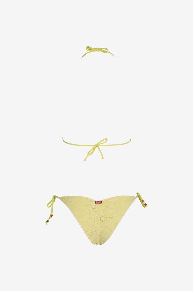 BANANA MOON Ciro & Luma Happybay lace triangle bikini Women YELLOW 2