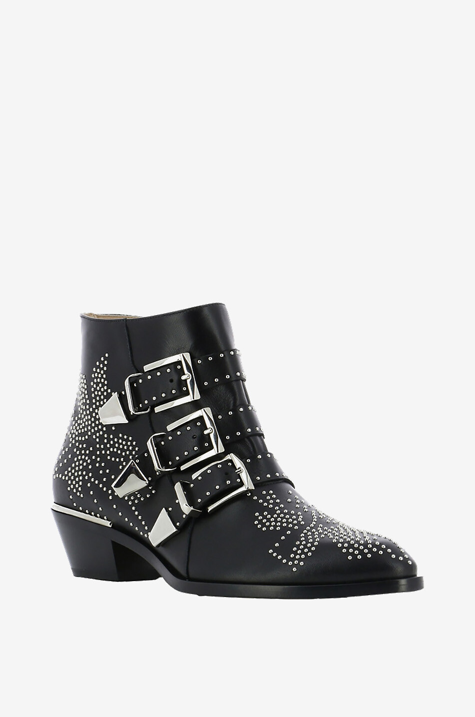 Bottines en cuir de veau à clous Susanna 45