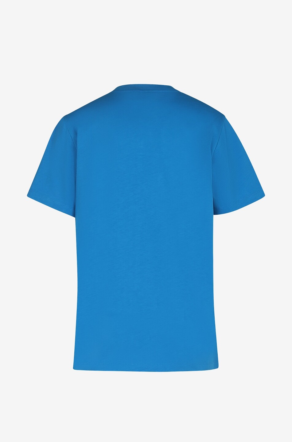 GANNI Mountain University Of Love printed organic cotton T-shirt Women BLUE 2