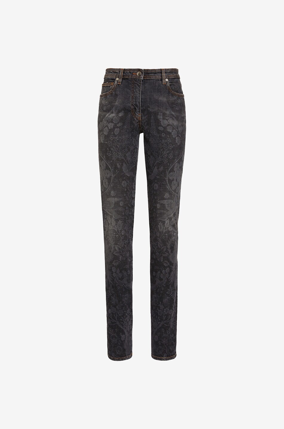 Skinny-Fit-Jeans mit mythologischen Motiven