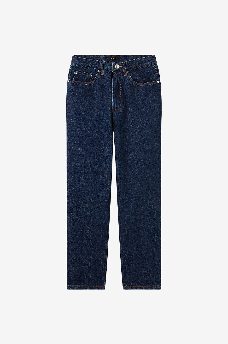 A.P.C. Verkürzte gerade Jeans mit hoher Taille Martin F Damen BLAU 1