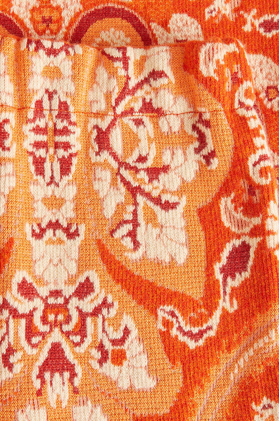 ETRO Pantalon évasé en maille jacquard Femme ROUGE 3