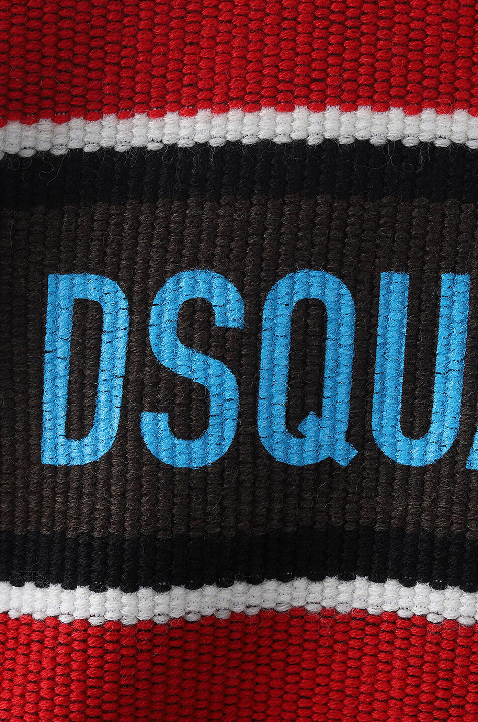 Pullover mit Rundhalsausschnitt aus Schurwolle Dsquared2 Stripe