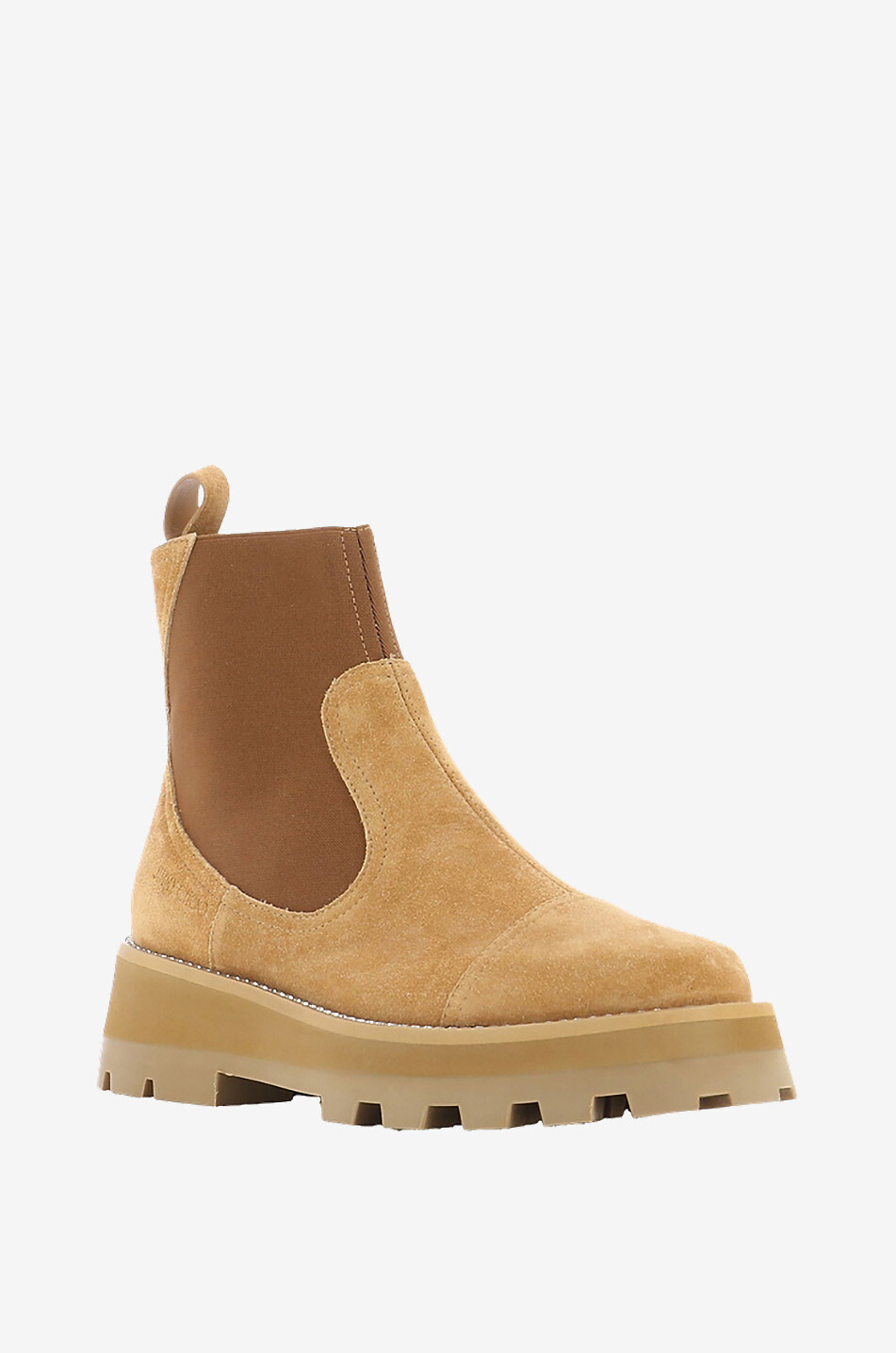 Clayton Flat 50 crystal adorned suede chelsea ankle boots