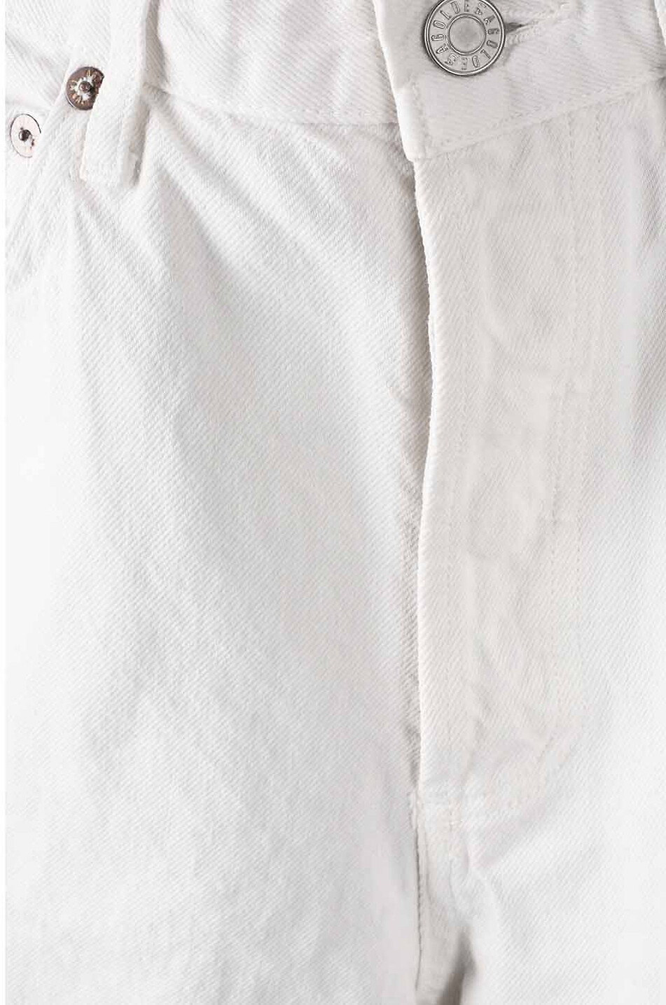 AGOLDE Cotton skinny jeans Women WHITE 3