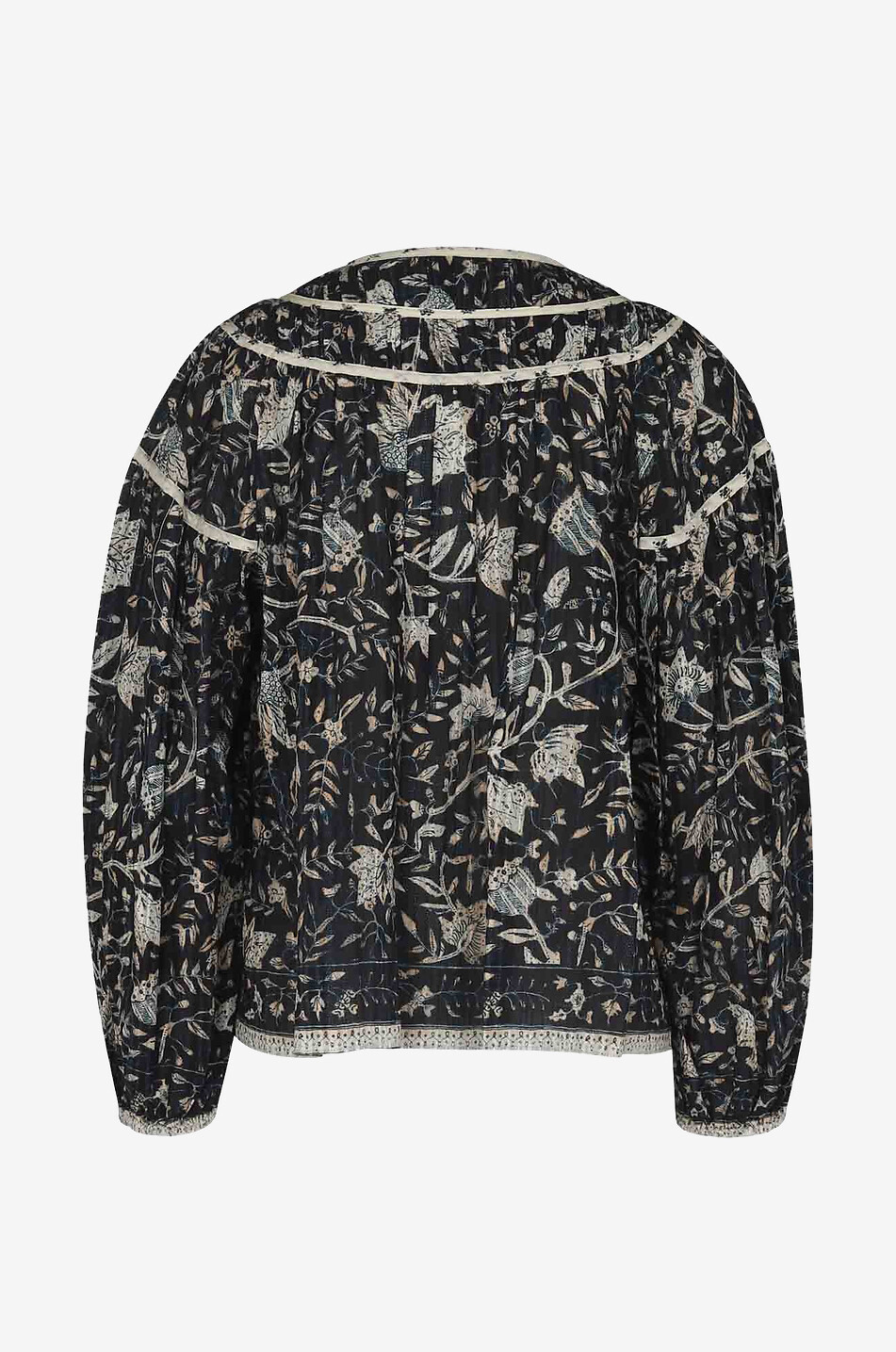 ULLA JOHNSON Blouse à manches longues en coton Kirana Femme MULTICOLORE 2