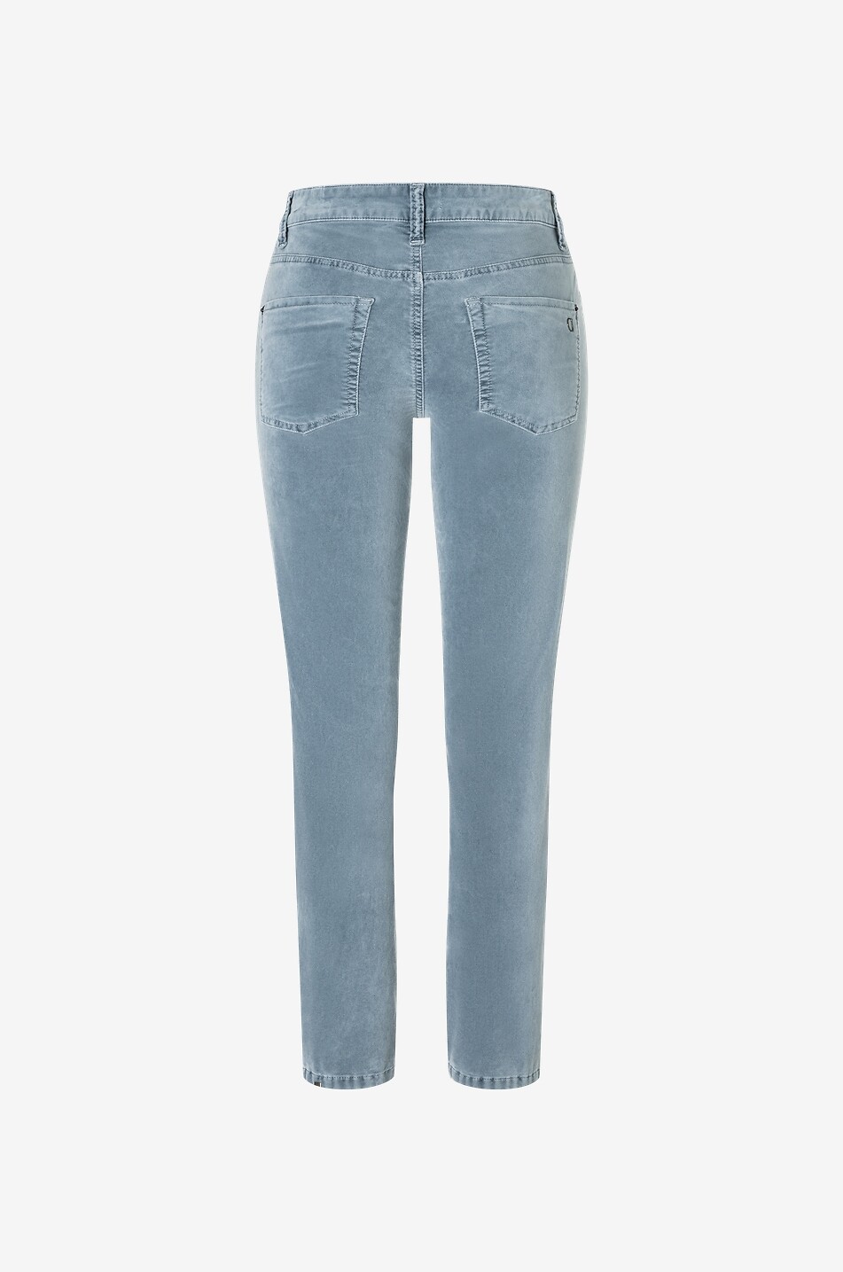 CAMBIO Jean slim en velours Paris Superstretch Femme BLEU CLAIR 2