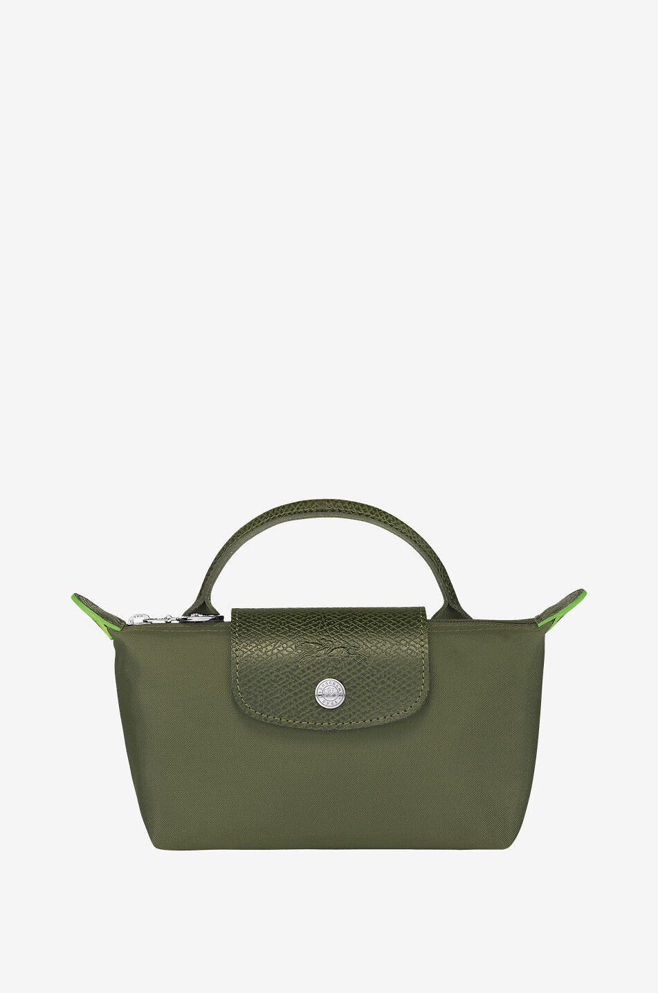 Le Pliage Green canvas pouch LONGCHAMP Bongenie