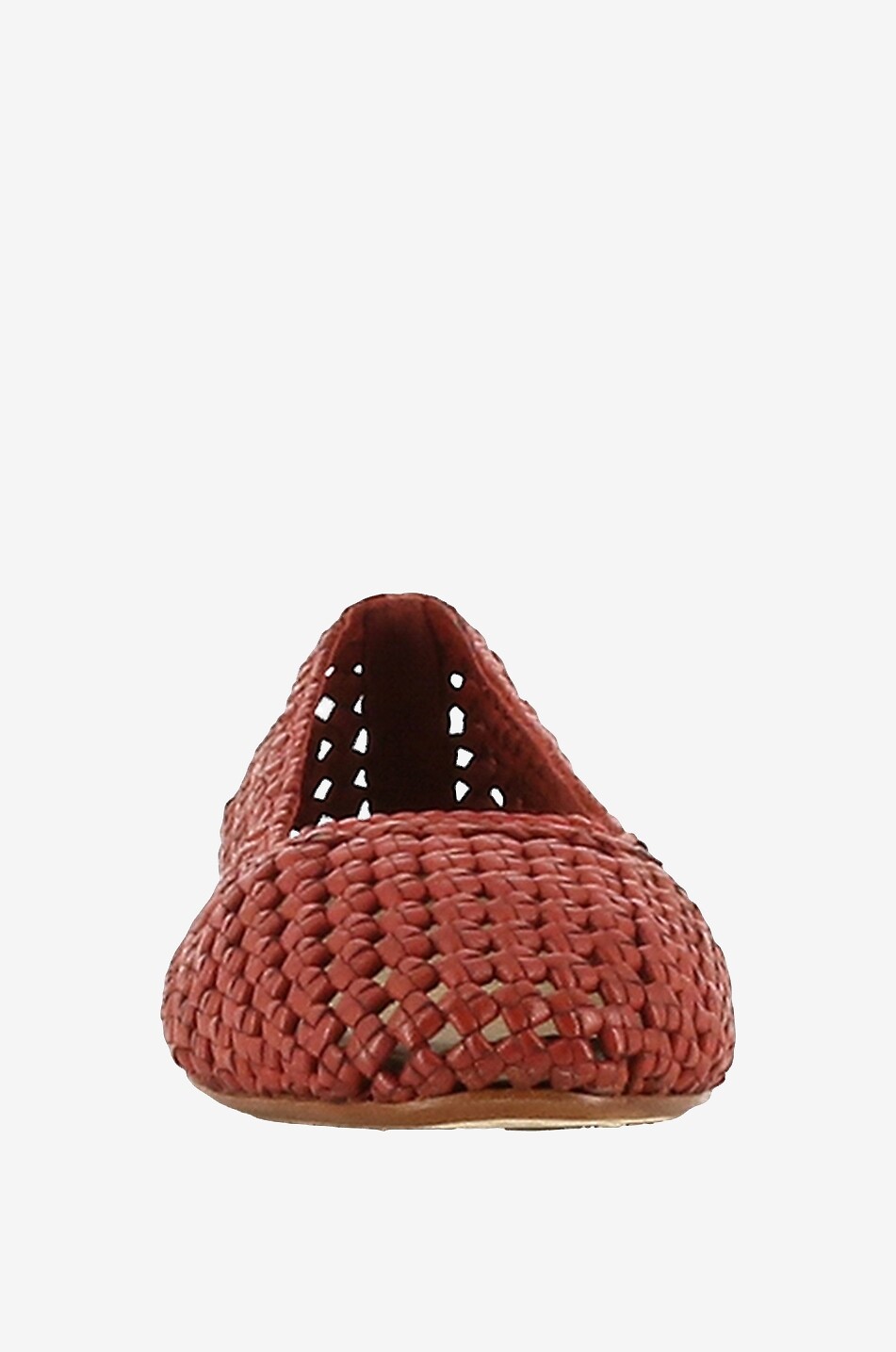 DRAGON Ballerinas aus echtem Leder Flower Damen ROT 2