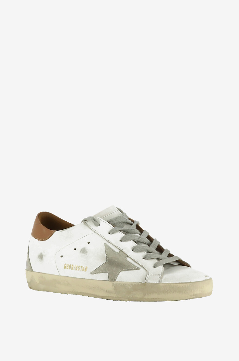 GOLDEN GOOSE Sneakers aus Leder Superstar Damen WEISS 1