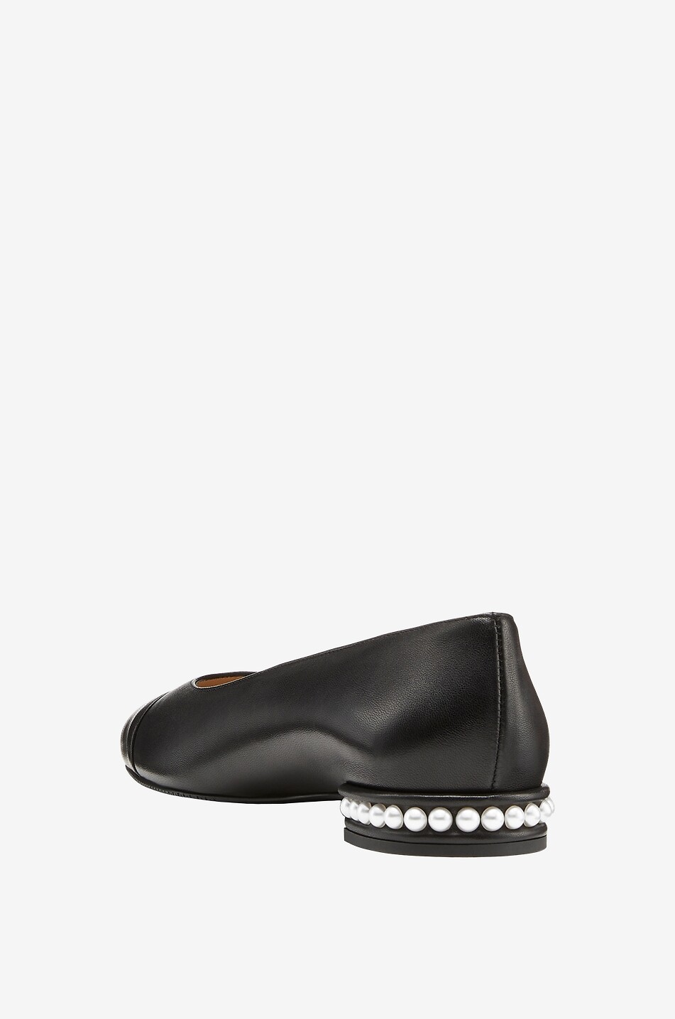 Ballerines en cuir lisse Pearl Flat
