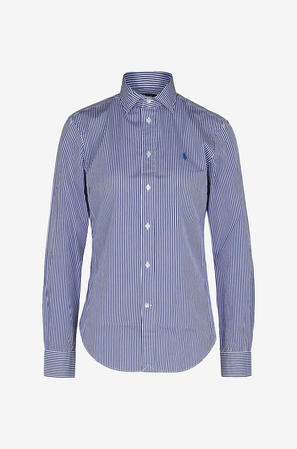 Pony striped cotton poplin shirt