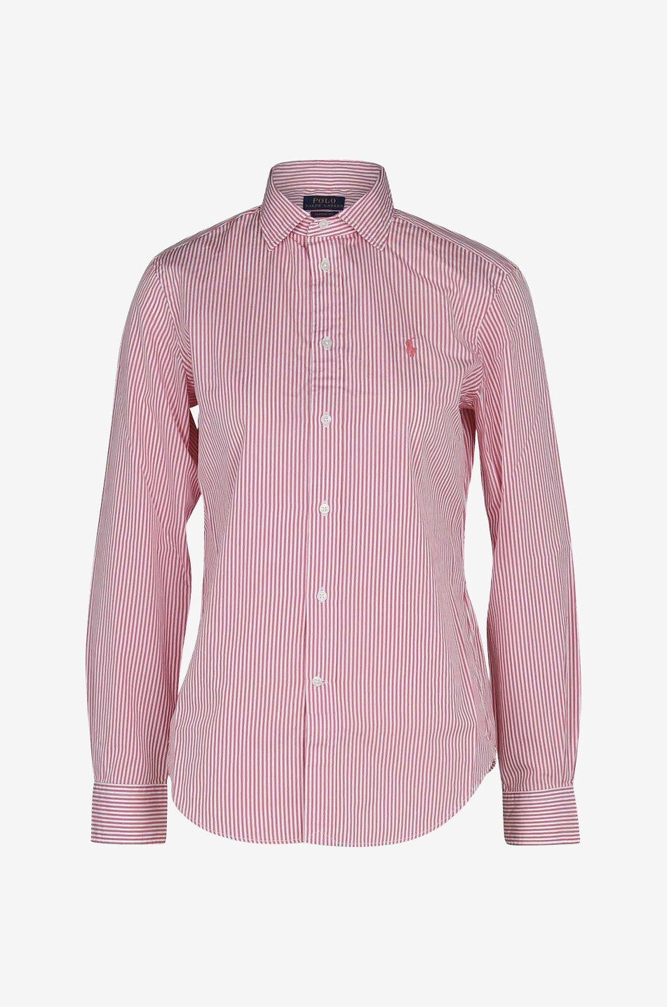 Pony striped cotton poplin shirt