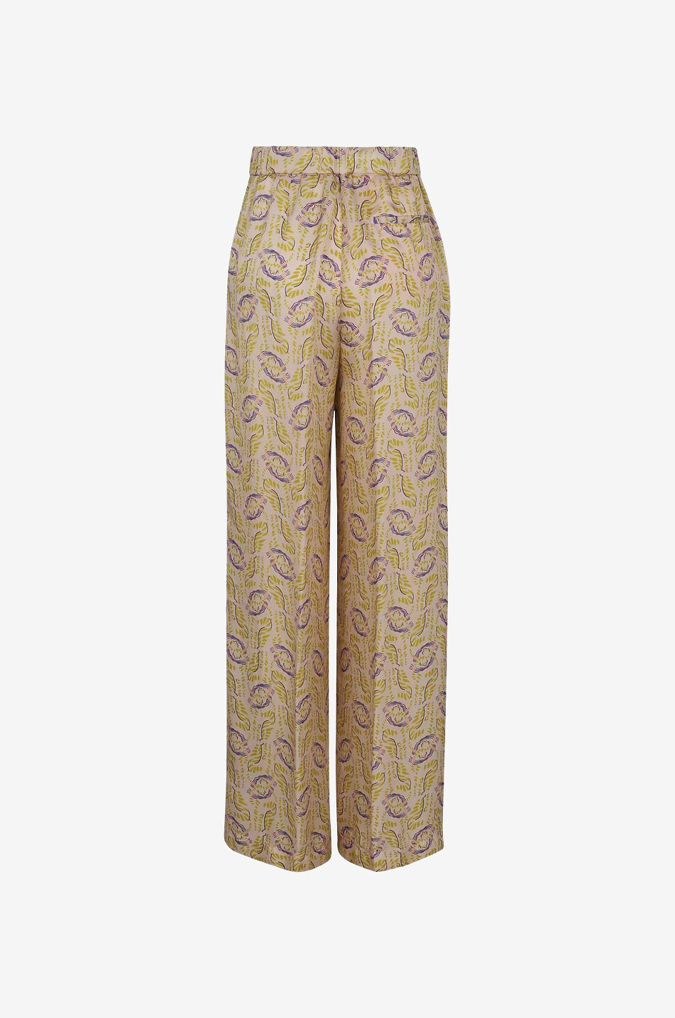 FORTE FORTE Pantalon en viscose Jaguar De Lua Femme BEIGE 2
