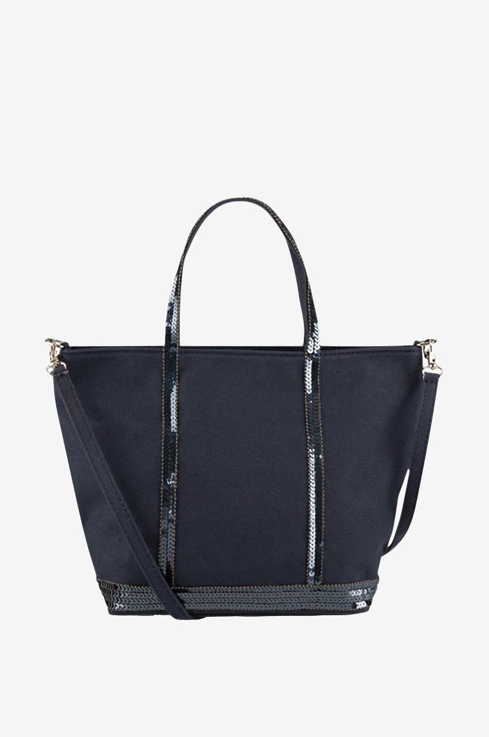 Cabas S sequinned canvas tote bag VANESSA BRUNO Bongenie