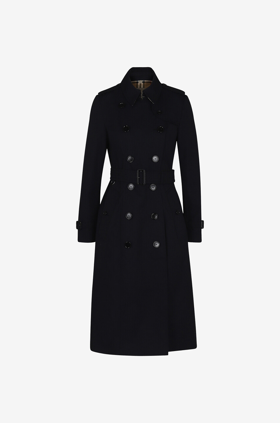 BURBERRY Trenchcoat aus Baumwollgabardine Chelsea Damen BLAU 1