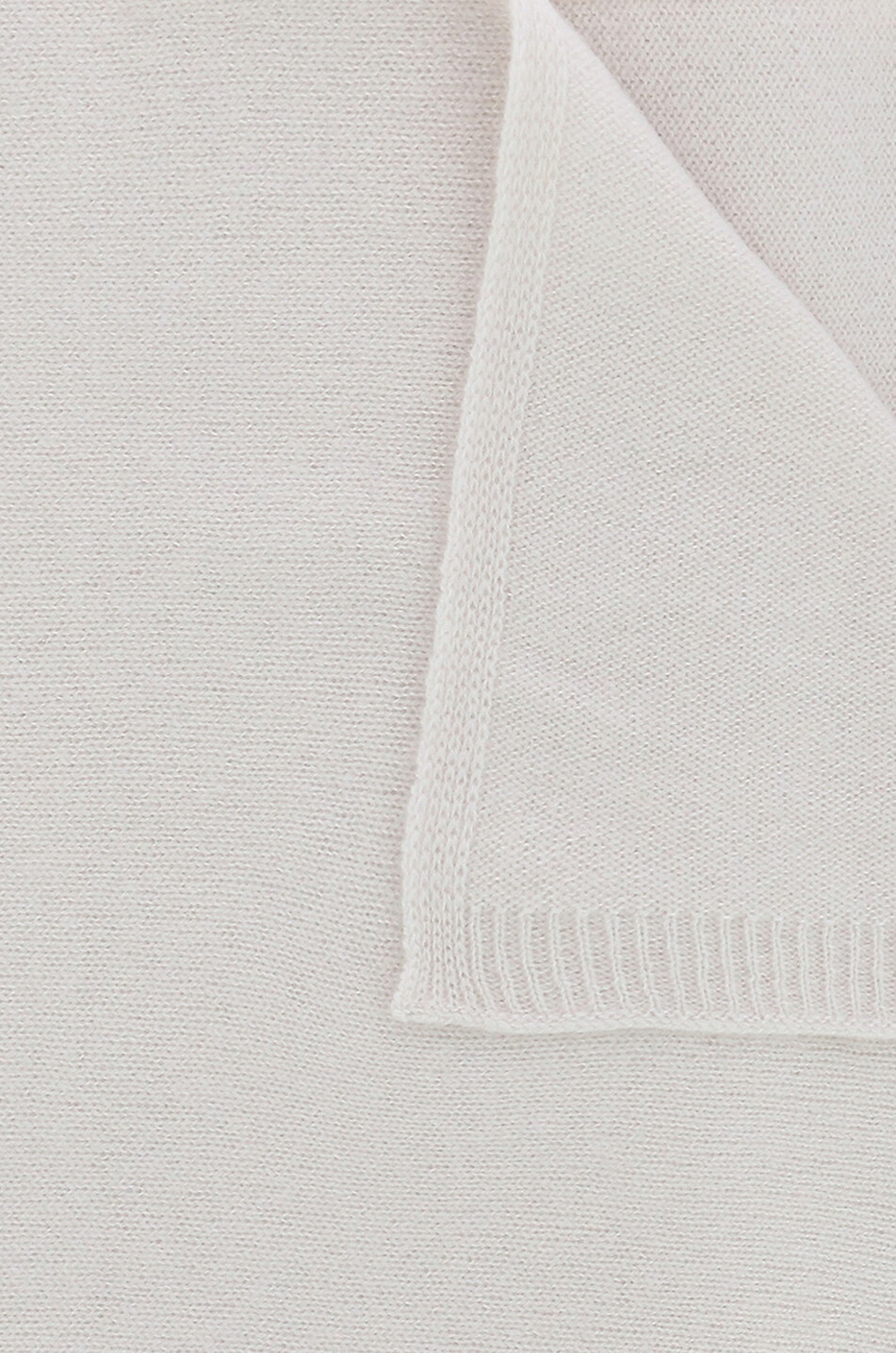 BONGÉNIE Écharpe en maille de cachemire biologique Femme BLANC CASSE 2