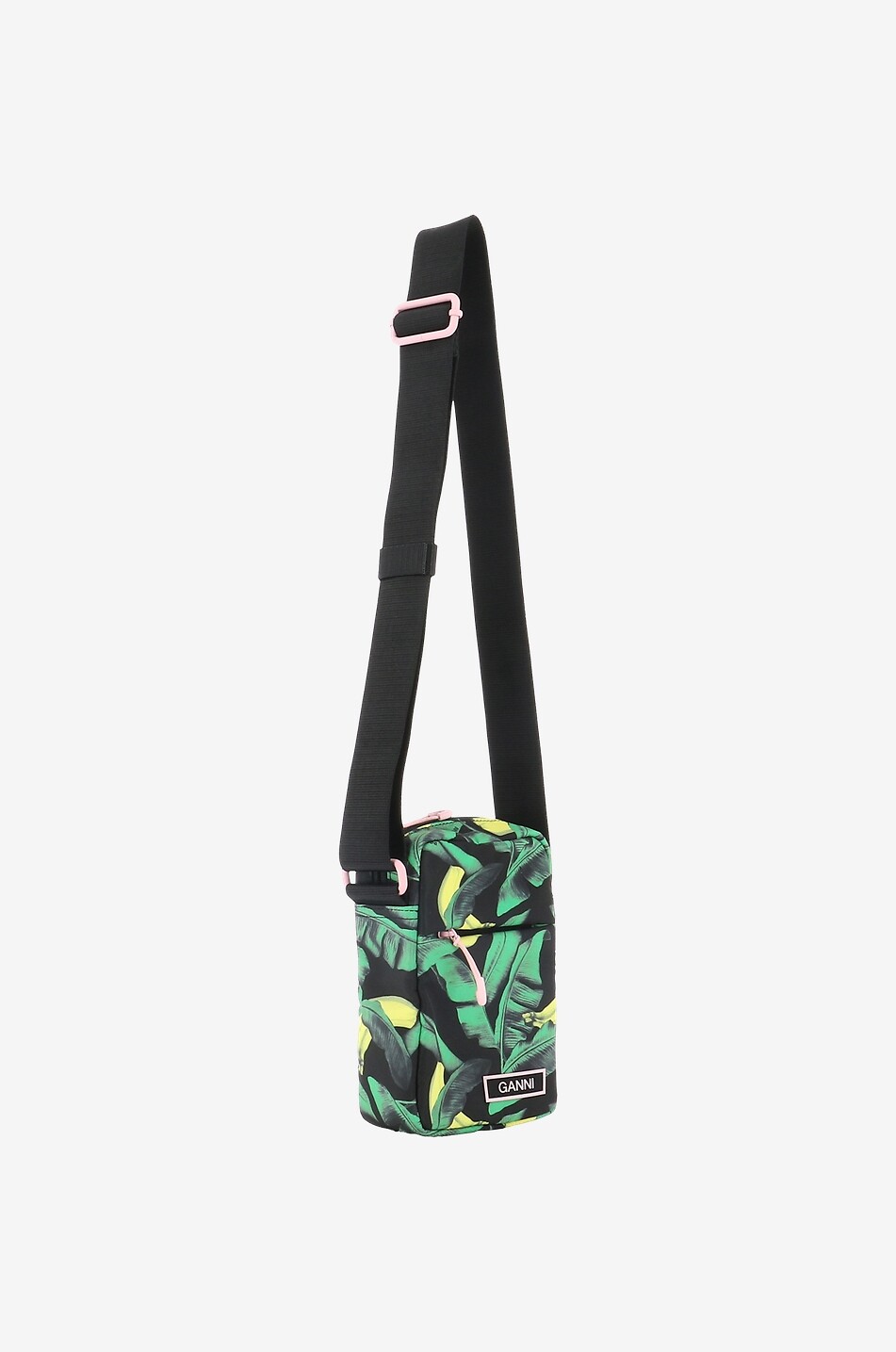 GANNI Festival Banana Tree mini shoulder bag in recycled nylon Women MULTI COLOURED 2