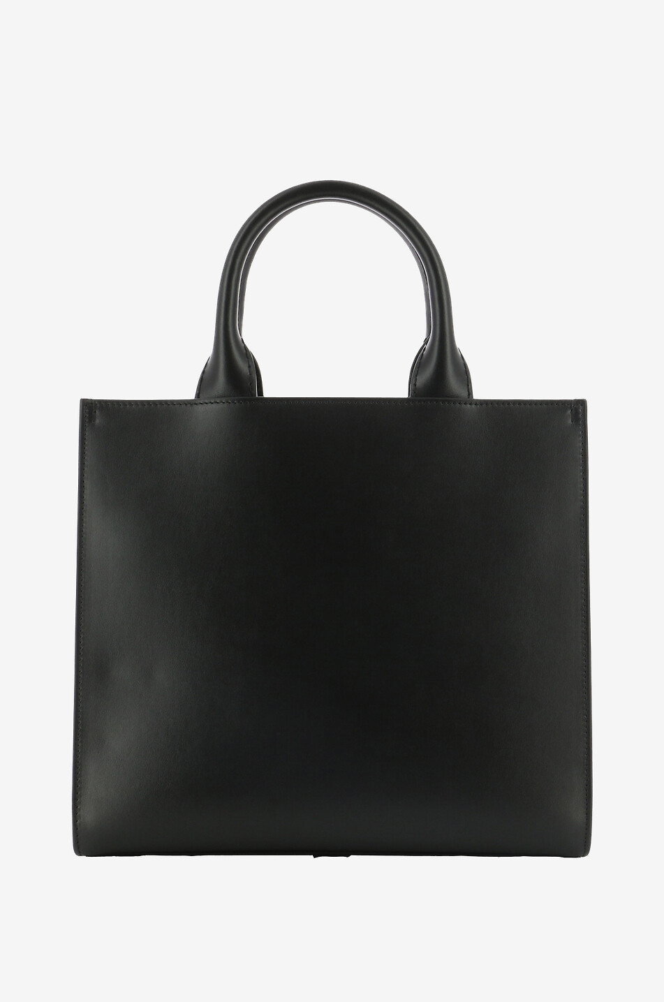 DOLCE & GABBANA Sac cabas en cuir lisse orné d'un logo en 3D DG Daily Mini Femme NOIR 3