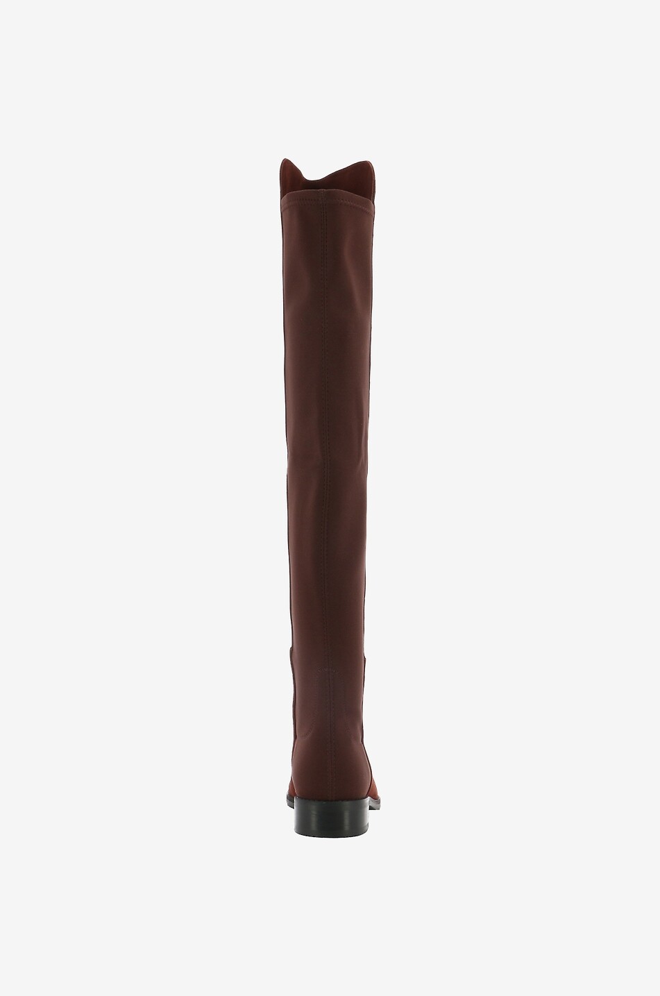 STUART WEITZMAN Bottes plates en cuir et tissu 5050 Femme ROUGE FONCÉ 4