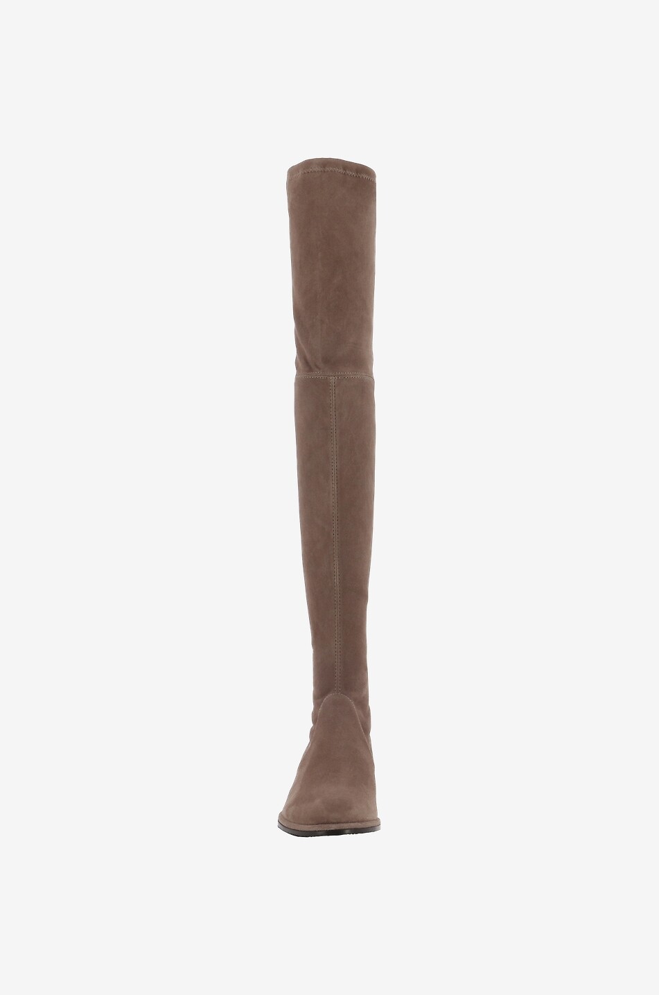 STUART WEITZMAN Bottines plates en daim Lowland Femme MARRON 2