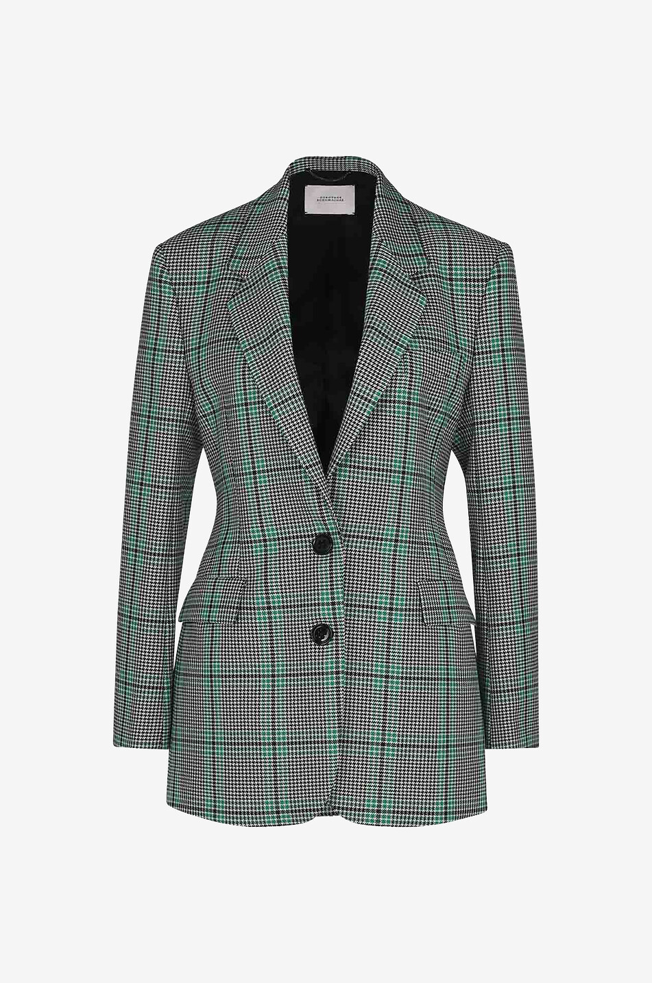 Karierter Blazer aus Wolle Modern Heritage