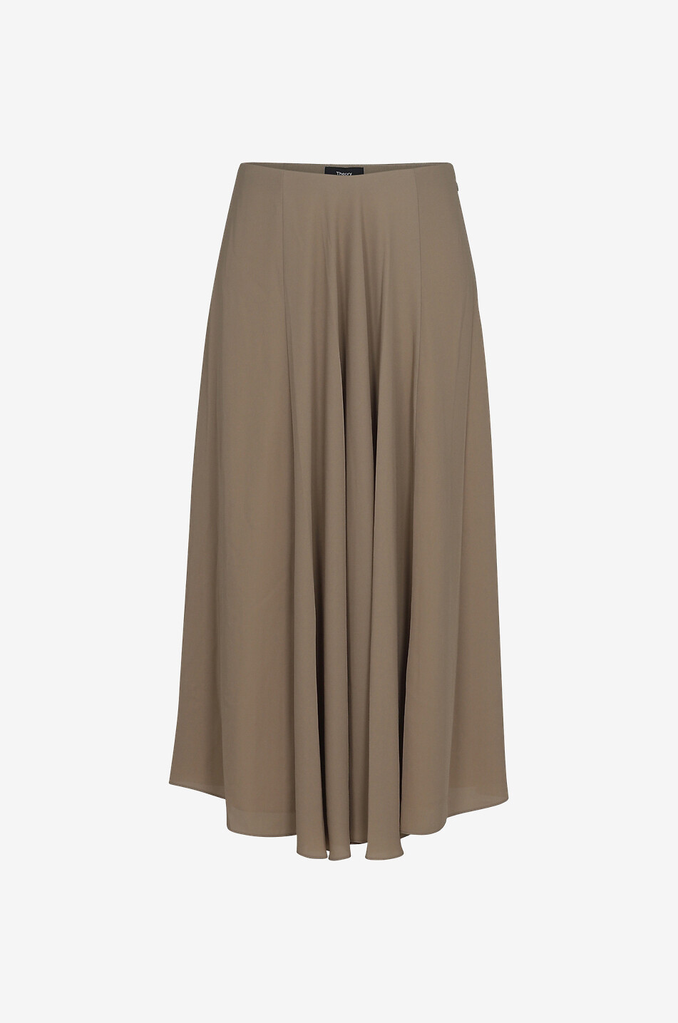 THEORY Jupe asymétrique longue Femme Beige moyen 1