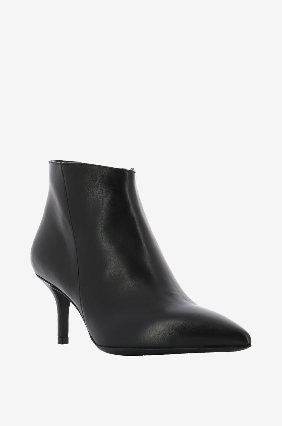 Bottines à talon en cuir lisse Zoia 65