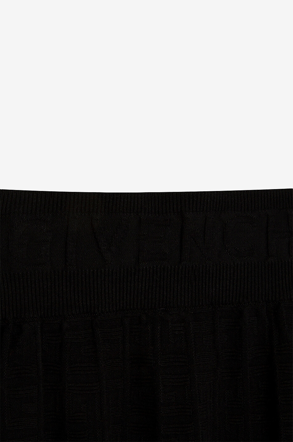 GIVENCHY Jupe courte fille en maille jacquard monogrammée Fille NOIR 3