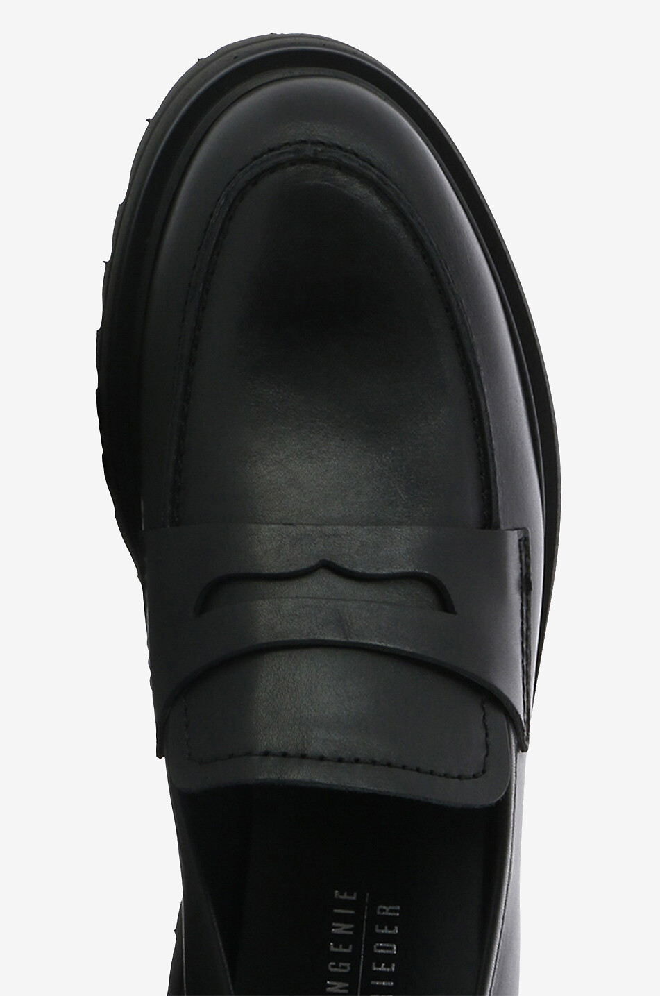 BONGENIE Wilma Loafers with platform soles and openwork leather strap Women BLACK 5
