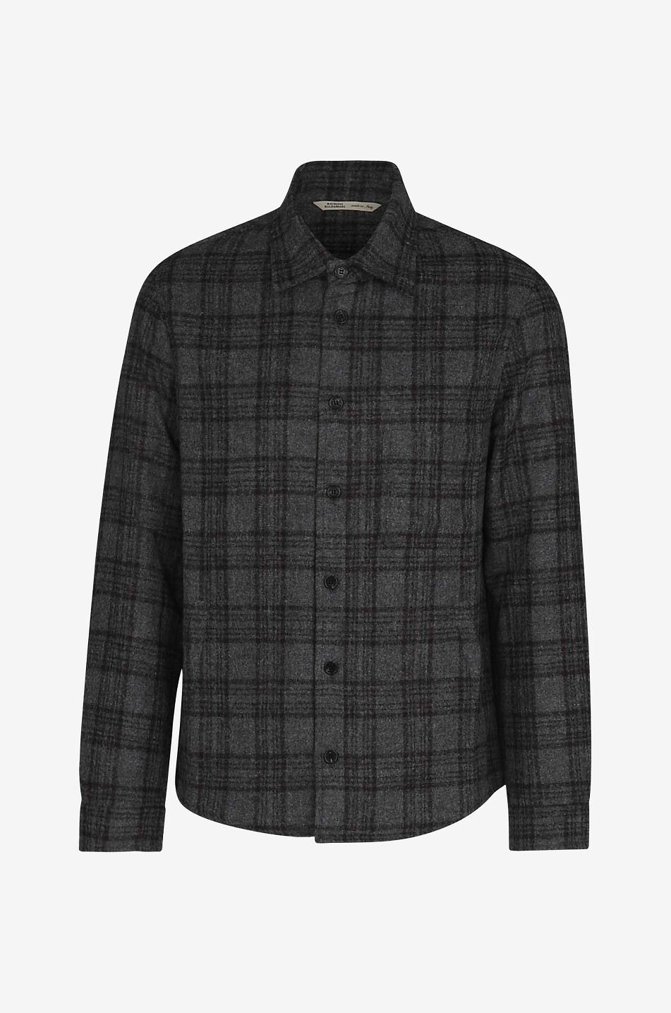 Surchemise à carreaux en alpaga