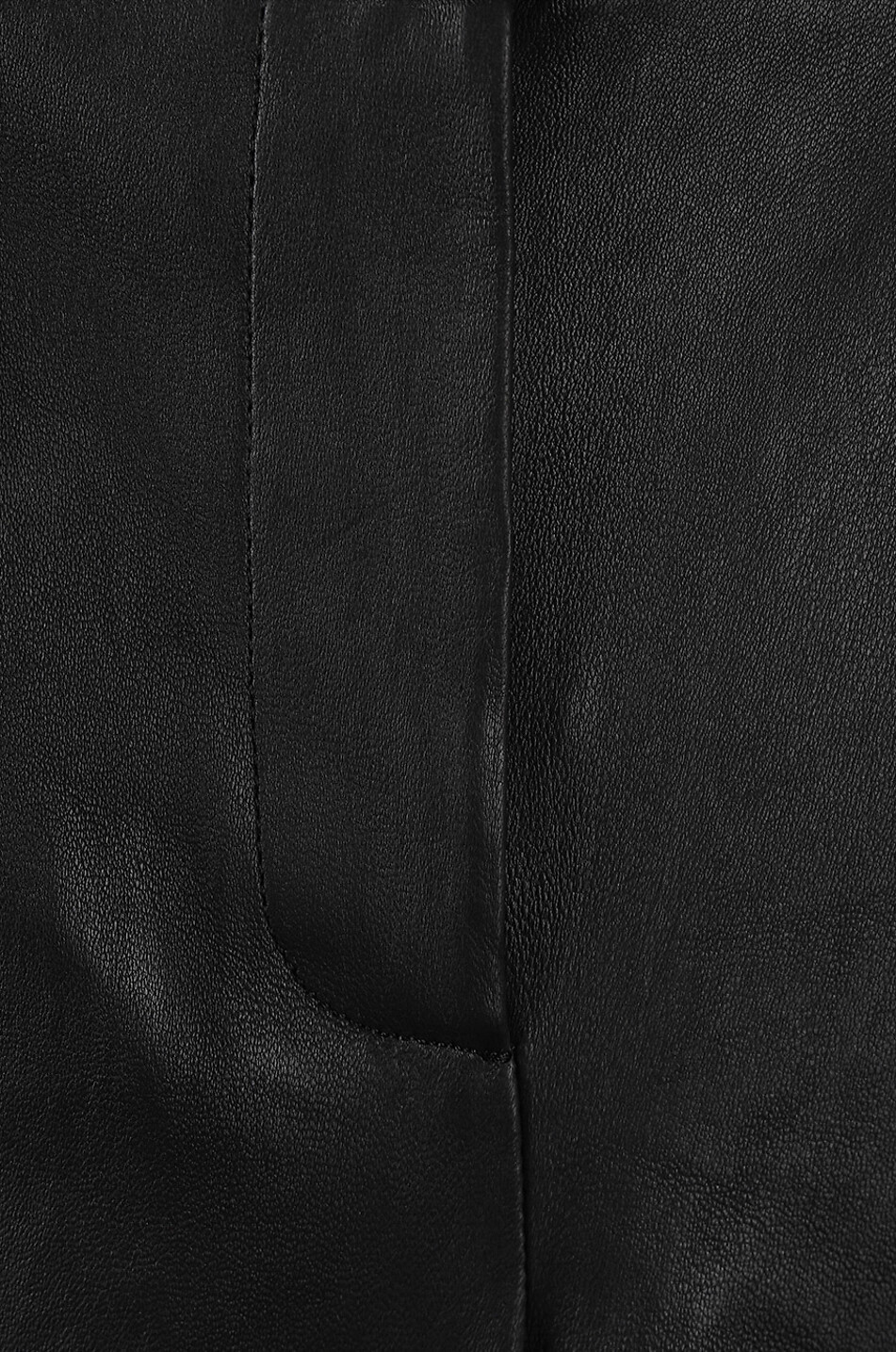 ARMA Slim-Fit-Hose aus Leder Jen Damen SCHWARZ 3