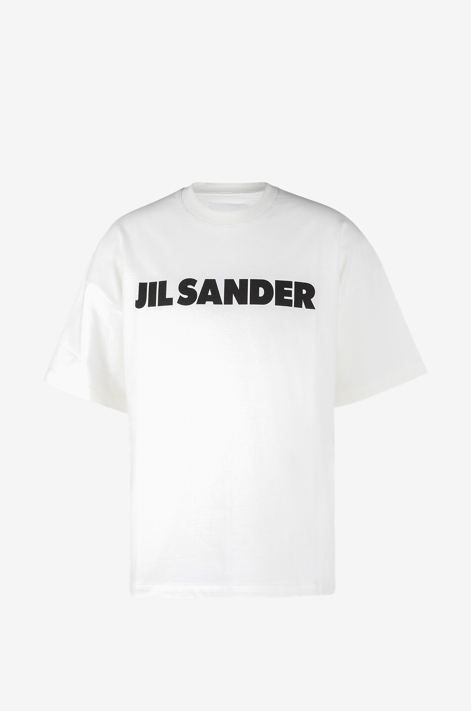 JIL SANDER Oversize-Kurzarm-T-Shirt mit Logoprint Herren WEISS 1