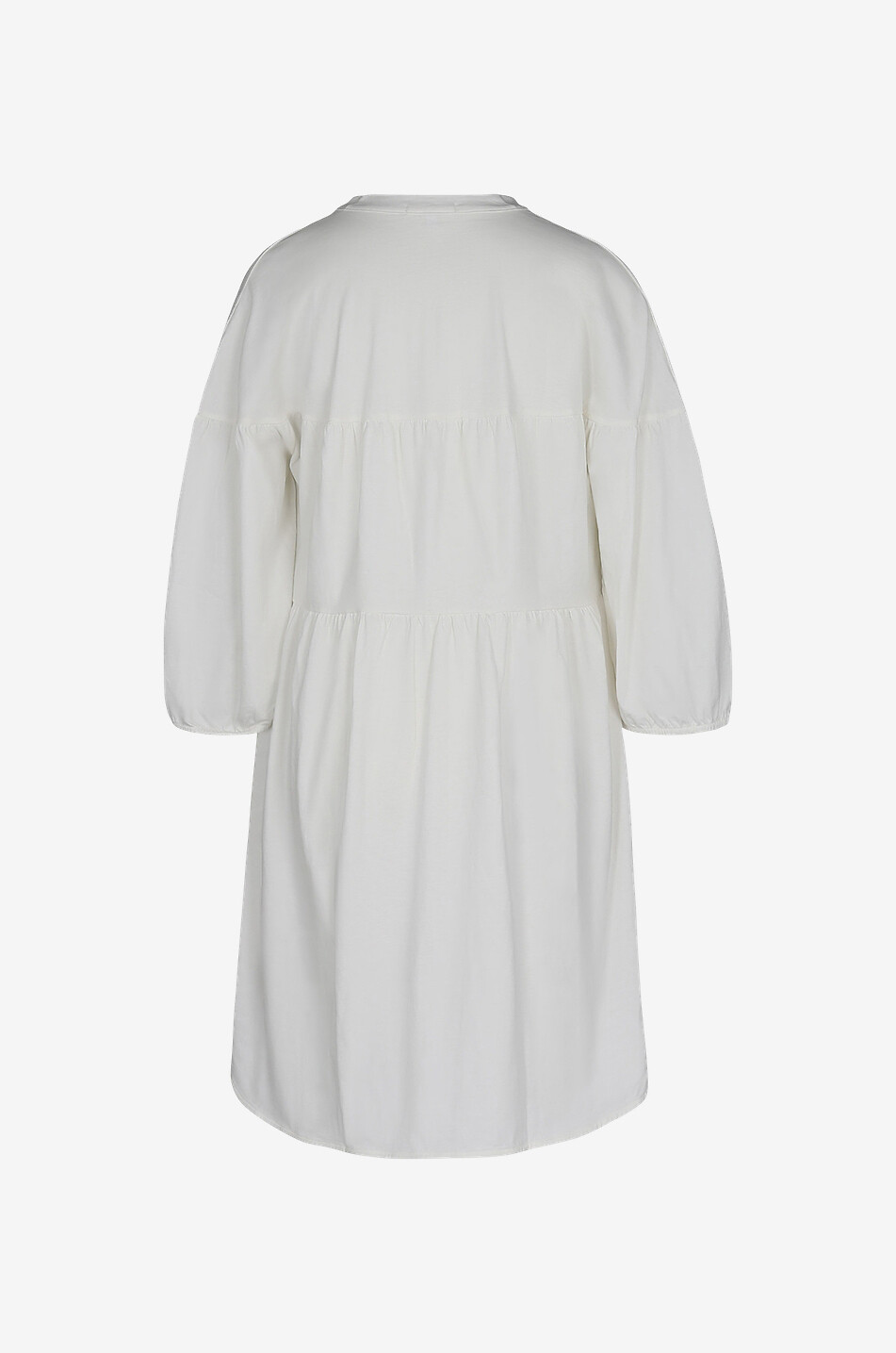 SKIN Octavia pima cotton 3/4 sleeve caftan Women EGGSHELL 2