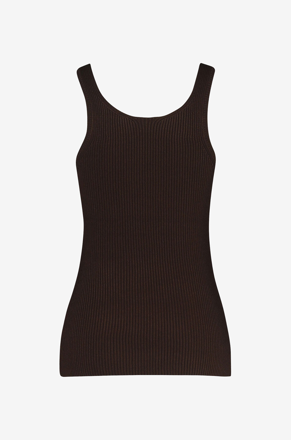 Débardeur en maille côtelée Curved