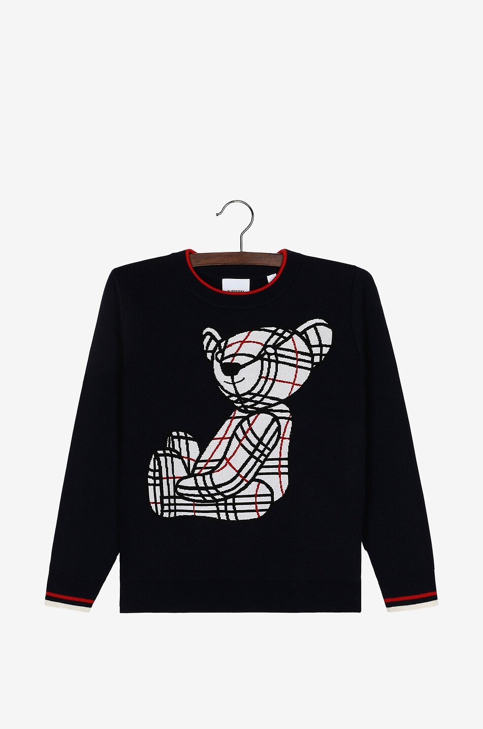 Roberto bear adorned jacquard boys' jumper