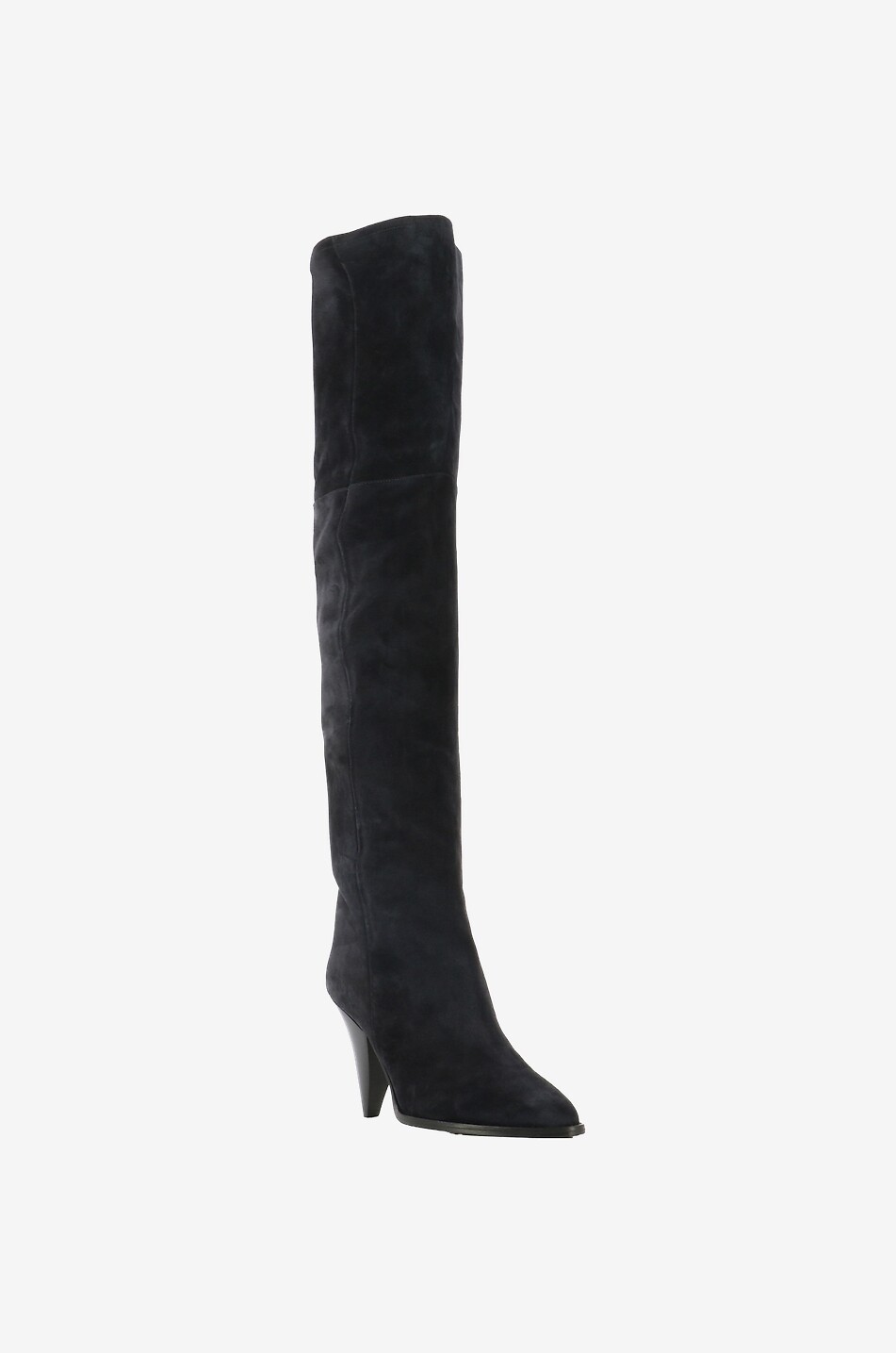 ISABEL MARANT Riria 95 heeled suede boots Women BLACK 1