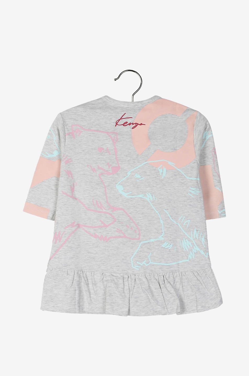 KENZO Baby-Kleidchen mit Print Multi Iconics Baby GRAU 2