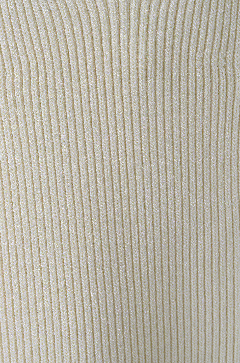 TOTEME Débardeur en maille côtelée Curved Femme Beige clair 3