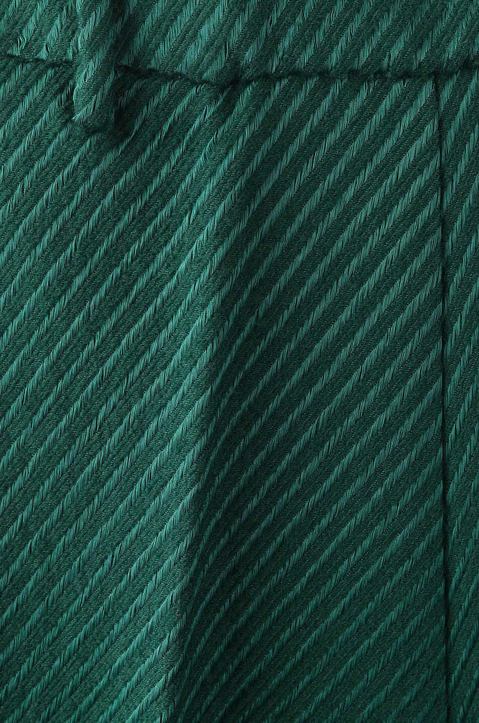 FORTE FORTE Hose mit weitem Bein in diagonaler Webung Haute Couture Damen GRÜN 3
