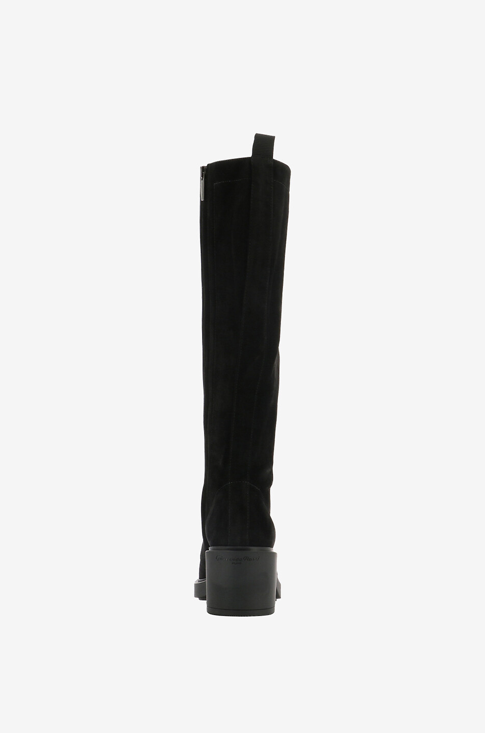 GIANVITO ROSSI Foster 45 heeled suede lace-up boots Women BLACK 4