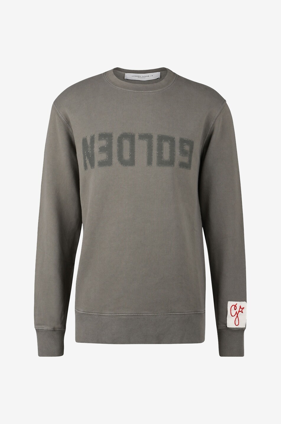 Sweatshirt aus Baumwolle mit Print Golden