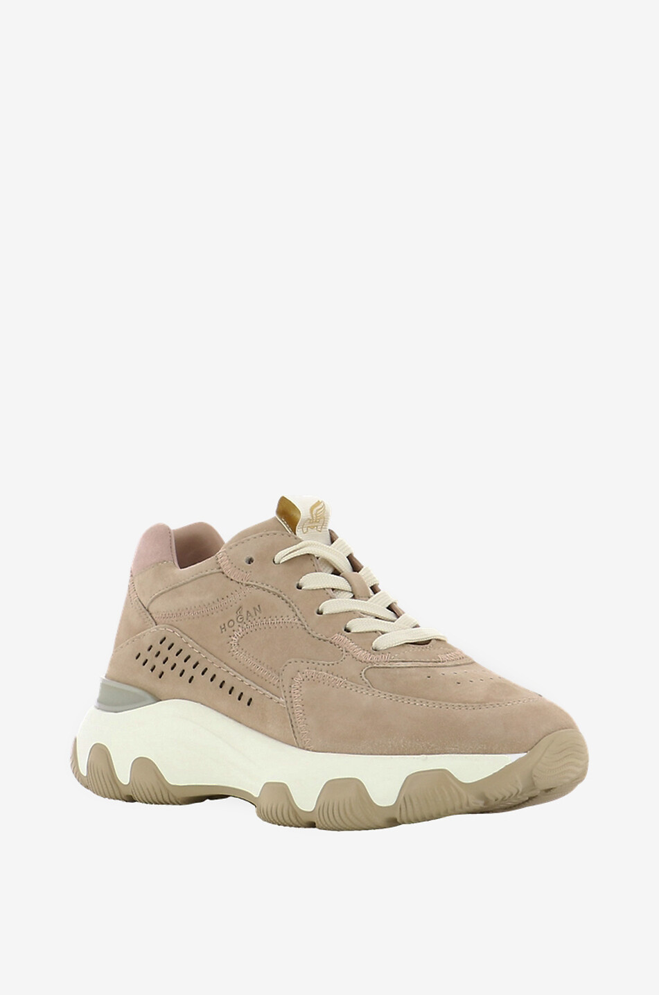 Niedrige Schnürsneakers aus Wildleder Hyperactive