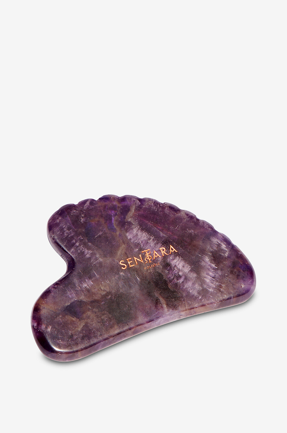 SENTARA HOLISTIC Gua Sha en améthyste Coeur à Dents Unisexe Incolore 1