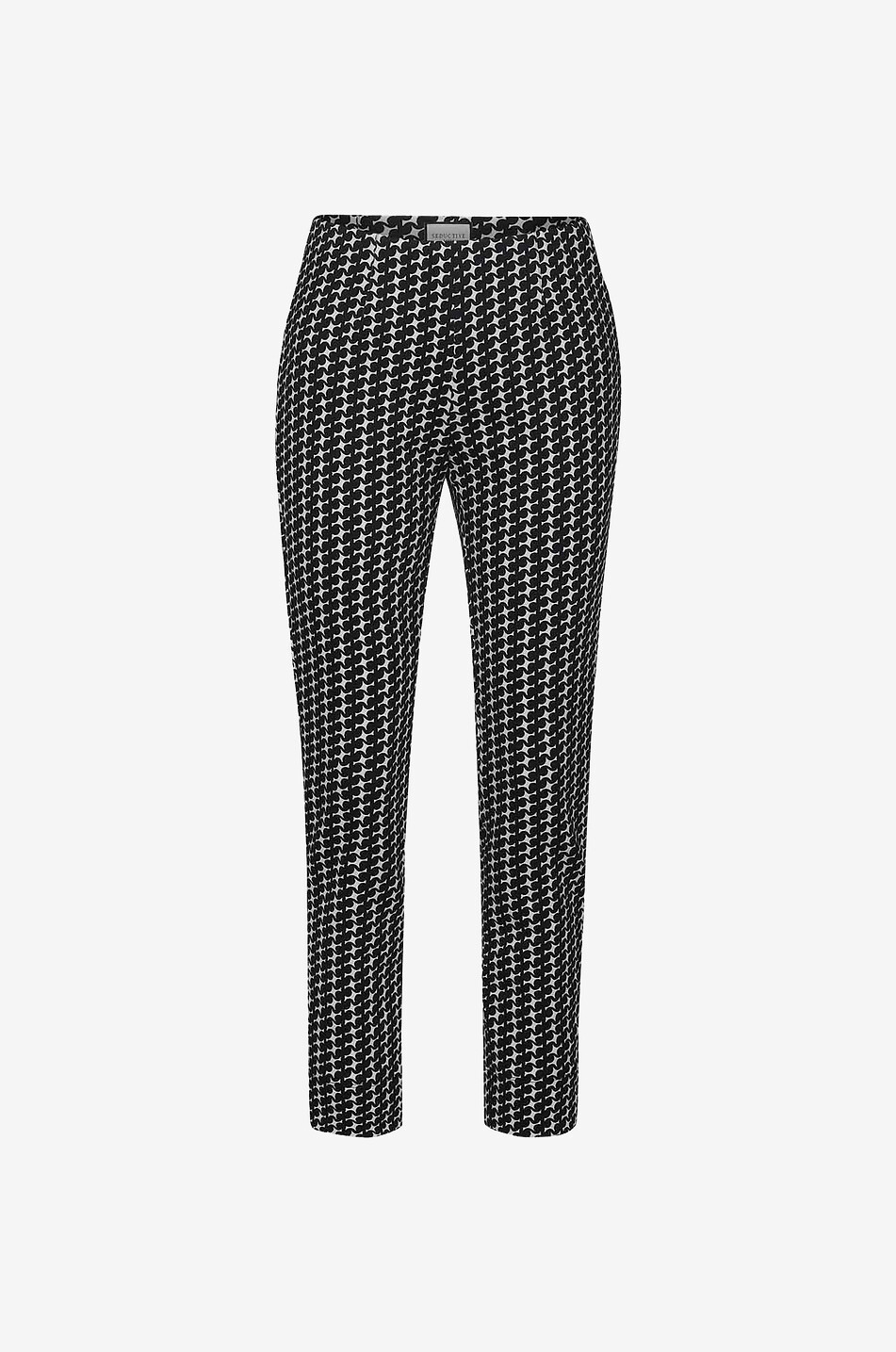 SEDUCTIVE Gerade geschnittene Hose mit Sabrina-Motiv Damen SCHWARZ 1