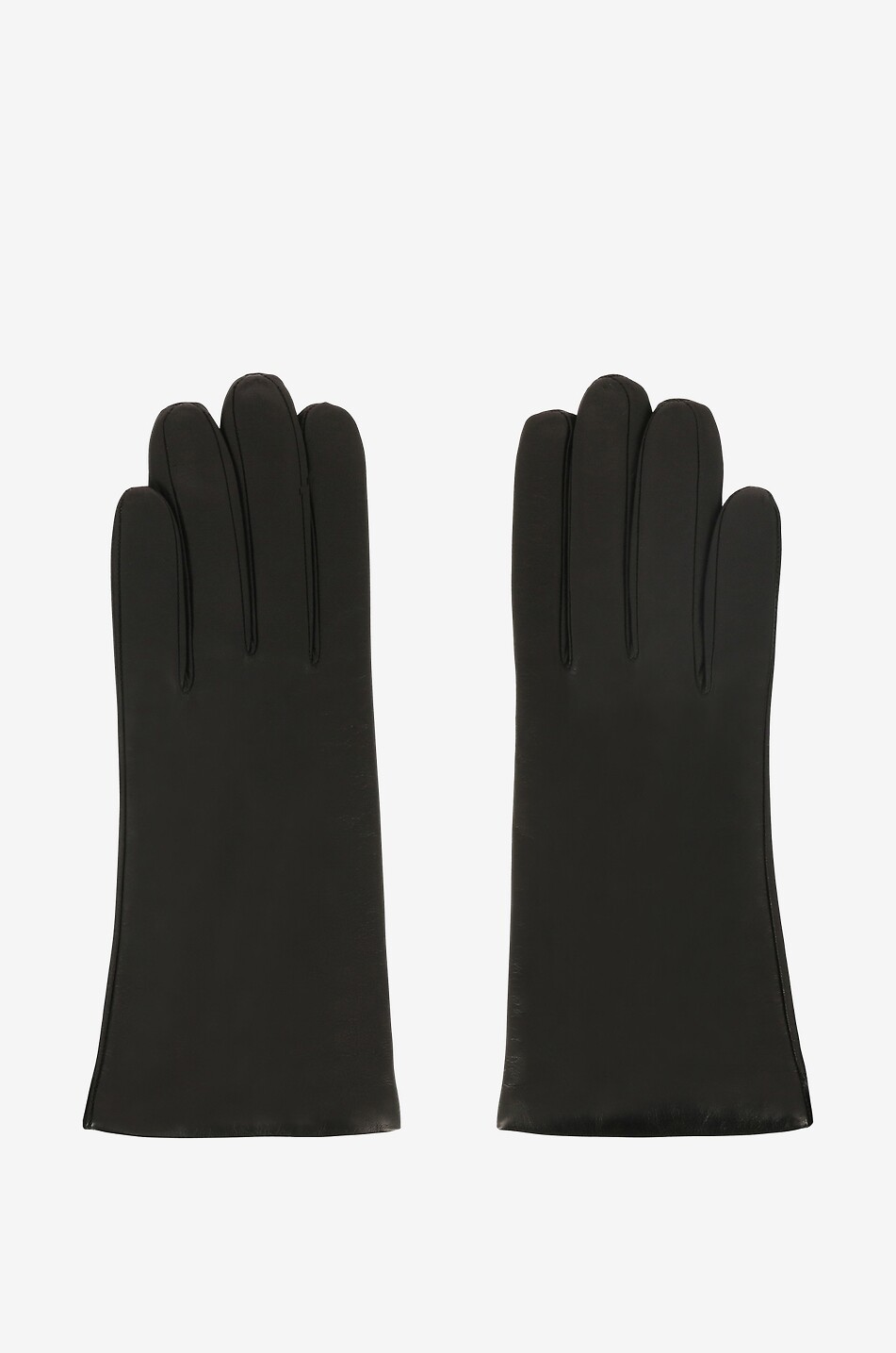 SERMONETA GLOVES Gants en cuir nappa doublés de cachemire Femme NOIR 1