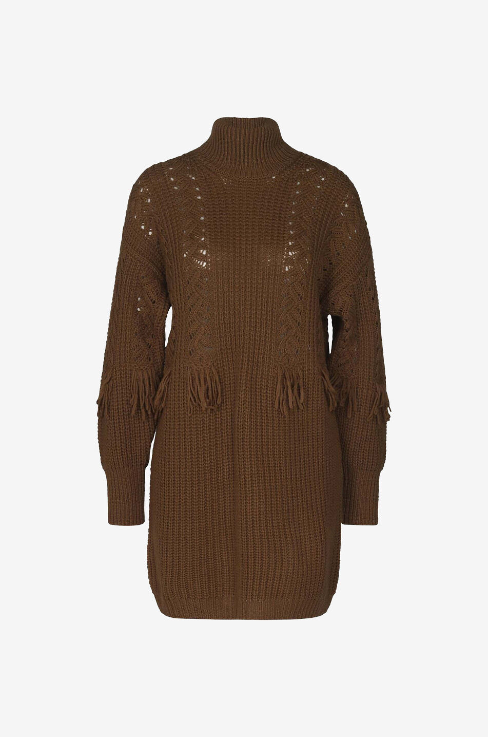 VANESSA BRUNO Vereni virgin wool mini dress Women COGNAC 1
