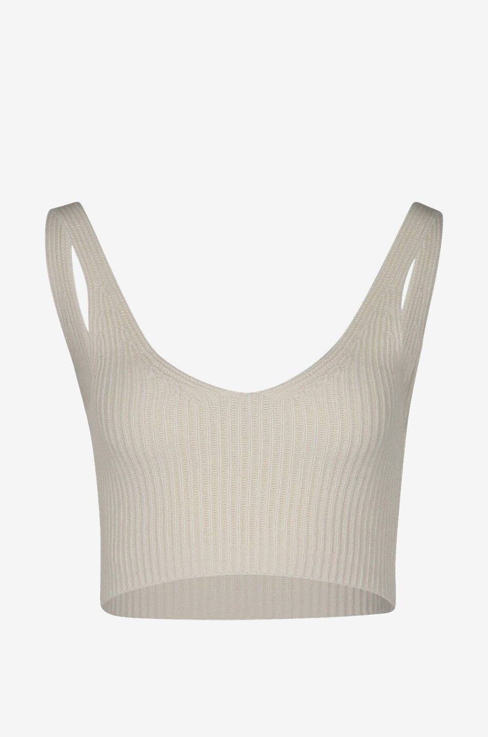 CIL Reese wool crop top  EGGSHELL 1