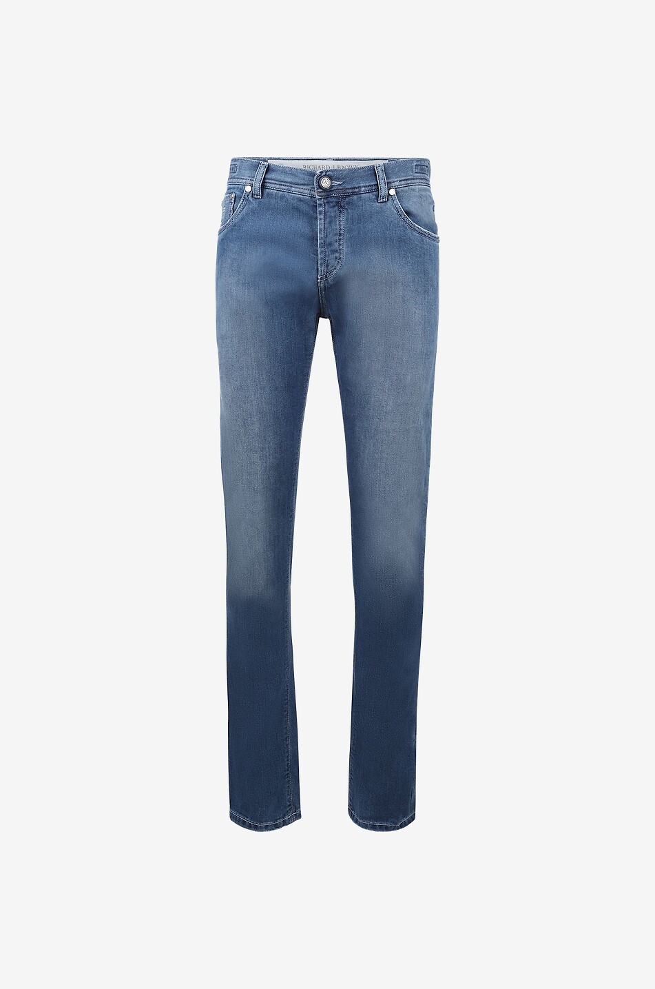 RICHARD J. BROWN Jean droit en coton Tokyo Homme BLEU MOYEN 1