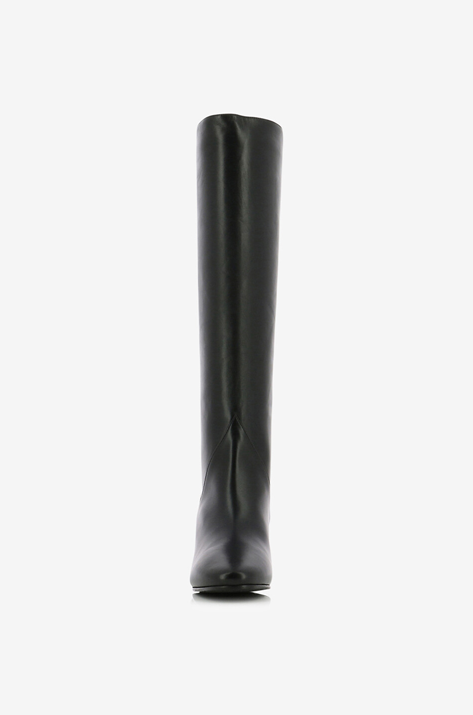 Bottes à talon carré en cuir lisse Rydea 45